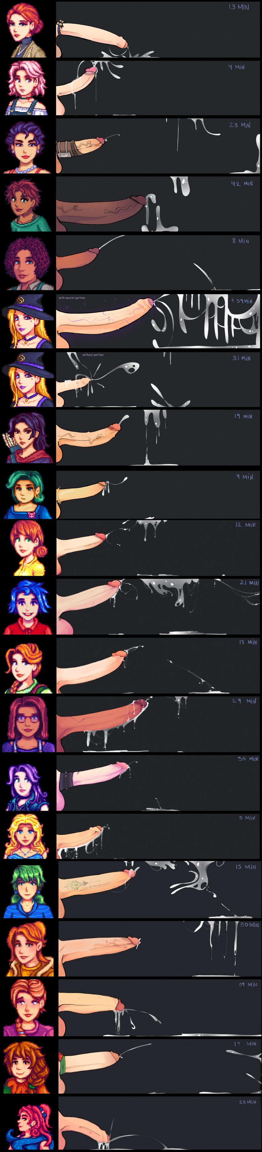 6+futas abigail_(stardew_valley) animal_ears areolae artist_request balls big_balls big_penis breasts caroline_(stardew_valley) chart comparing comparing_penis cum dark-skinned_futanari dark_penis dark_skin ejaculation emily_(stardew_valley) erection foreskin futa_only futanari girl haley_(stardew_valley) hands-free handsfree_ejaculation huge_penis human jodi_(stardew_valley) leah_(stardew_valley) light-skinned_futanari light_skin marnie_(stardew_valley) maru_(stardew_valley) measurements milf nipples nude partially_retracted_foreskin penis penis_size_chart penis_size_comparison penis_size_difference penny_(stardew_valley) robin_(stardew_valley) sandy_(stardew_valley) size_difference small_penis smooth_balls smooth_penis sophia_(stardew_valley) source_request stardew_valley stardew_valley_expanded text uncensored uncircumcised