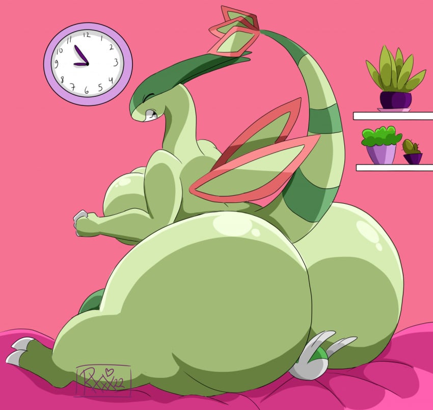 anthro bed bedroom big_ass big_breasts big_butt clock facesitting flygon furry imaranx imminent_fart latios nsfwimaranx pokémon_(species) pokemon pokemon_(species) simple_background tagme wilting_plants