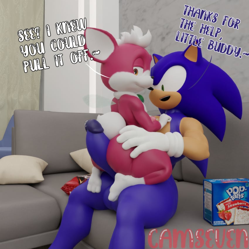 1:1 3d_(artwork) anthro ass balls big_butt blue_body blue_fur bodily_fluids camseven chip_(sonic) digital_media_(artwork) doritos duo erection eulipotyphlan food frito-lay fur furniture genital_fluids genitals girly hair hand_on_butt hand_on_chest hedgehog hi_res hot_dogging looking_back male male/male mammal on_lap pillow pop-tarts precum red_body red_fur sega smile sofa sonic_(series) sonic_the_hedgehog sonic_the_hedgehog_(series) sonic_unleashed teapot_(body_type) thick_thighs unknown_species watermark white_hair wide_hips wings