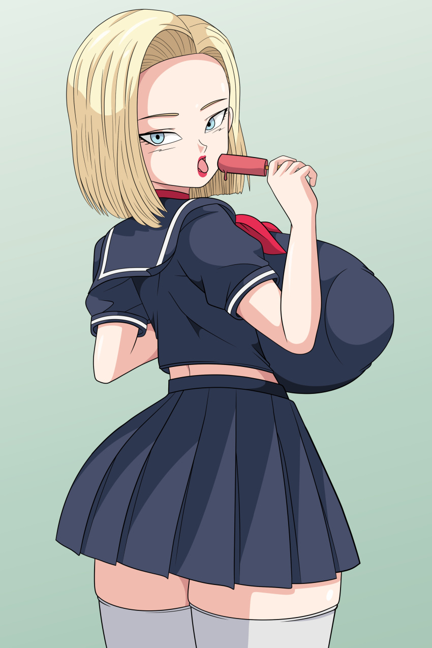 Android 18 (Dragon Ball) Rule 34 Image