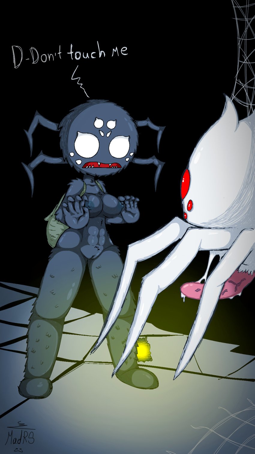 breasts cum cute dick dont_starve dont_starve_together female fur furry furry_only madrs medium_breasts rule_63 sperm spider spider_girl spider_web webber