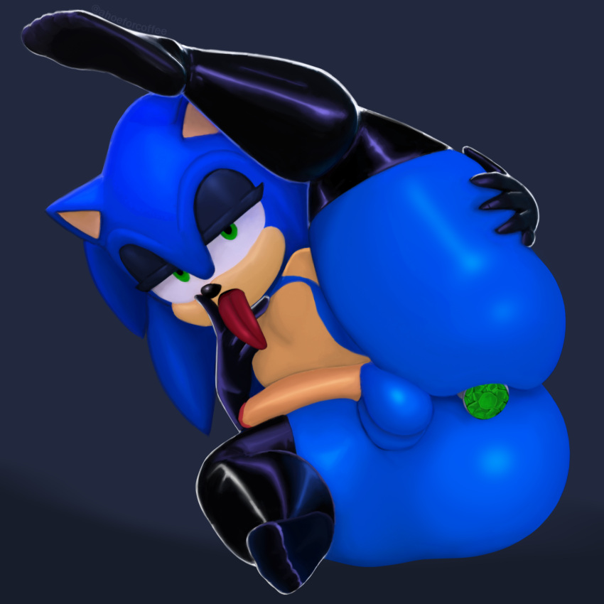 anal anal_sex anthro ass balls big_ass big_butt blue_body blue_fur blue_skin buttplug buttplug_in_ass buttplug_insertion clothed clothing coffeewithdicks eulipotyphlan femboy feminine_male fur genitals gloves green_eyes half-closed_eyes handwear hedgehog hi_res humanoid latex latex_armwear latex_clothing latex_gloves latex_legwear latex_stockings looking_up lying makeup male mammal multicolored_body multicolored_fur narrowed_eyes on_side open_mouth penetration penis plug_(sex_toy) plug_insertion presenting presenting_hindquarters raised_leg sega sex_toy sex_toy_in_ass sex_toy_insertion simple_background smile smiling_at_viewer solo sonic_(series) sonic_the_hedgehog sonic_the_hedgehog_(series) thick_thighs tongue tongue_out two_tone_body two_tone_fur video_games wide_hips