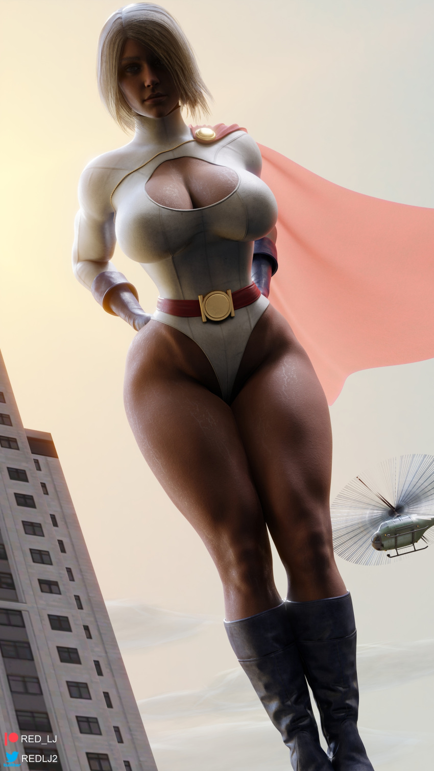 1girls 3d 3d_(artwork) ass big_ass big_breasts big_butt blender blender_(software) blonde blonde_female blonde_hair blue_eyes bob_cut breasts bubble_ass bubble_butt busty butt cape curvy cute dc dc_comics female female_only flying hourglass_figure huge_breasts injustice_2 kara_zor-l karen_starr kryptonian large_breasts medium_hair pawg power_girl red_cape red_lj seductive seductive_look sensual solo superhero_costume superheroine superman_(series) thick thick_ass thick_thighs wide_hips