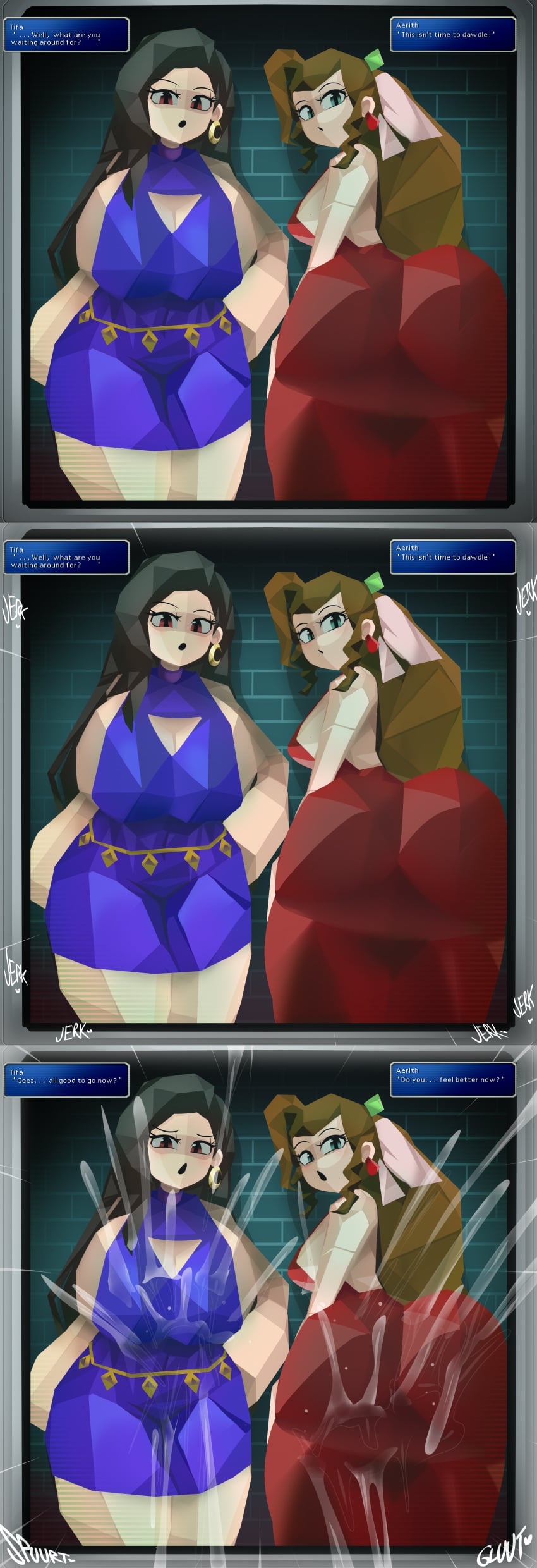Aerith Gainsborough (Final Fantasy) Rule 34 Image