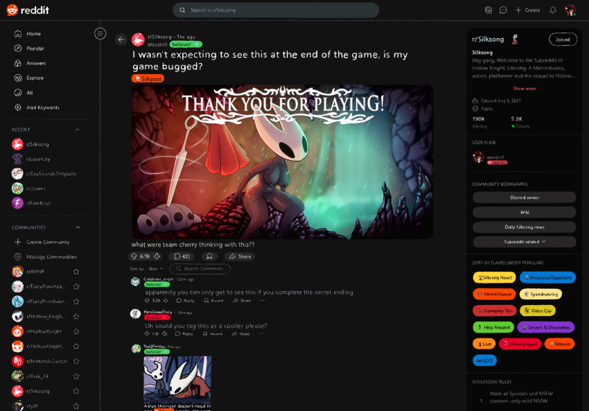 Hollow Knight (Franchise) Rule 34 Image