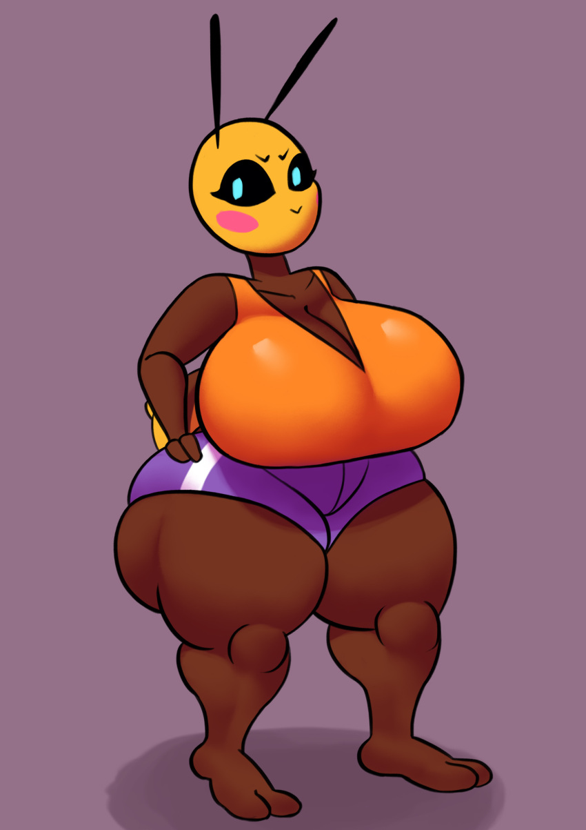 antennae anthro bee big_breasts bubble_butt cute jovi_cap massive_breasts mey_(jovi_cap) shannon_rat shortstack tagme