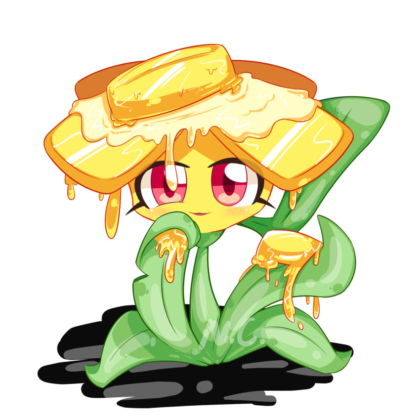 anthro butter buttercup_(pvz) colanukl electronic_arts elemental_creature elemental_humanoid female flora_fauna flower flower_creature flower_humanoid hi_res humanoid plant plant_humanoid plants_vs_zombies plants_vs_zombies_2:_it's_about_time popcap_games solo video_games