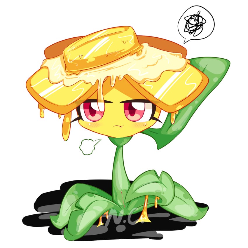 anthro butter buttercup_(pvz) colanukl electronic_arts elemental_creature elemental_humanoid female flora_fauna flower flower_creature flower_humanoid hi_res humanoid plant plant_humanoid plants_vs_zombies plants_vs_zombies_2:_it's_about_time popcap_games solo video_games