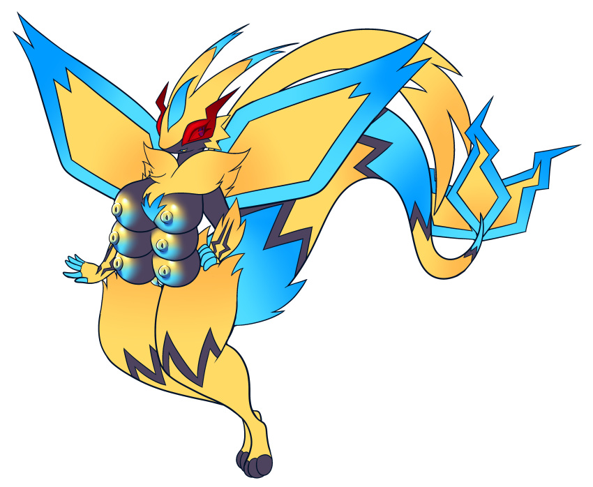 absurd_res alpha_channel anthro blue_body blue_fur blue_nipples breasts female flygon fur generation_3_pokemon generation_7_pokemon hi_res hybrid legendary_pokemon multi_breast nintendo nipples pokémon_(species) pokemon pokemon_(species) risuchan004 solo transparent_background tricia_(june) video_games yellow_body yellow_fur yellow_nipples zeraora