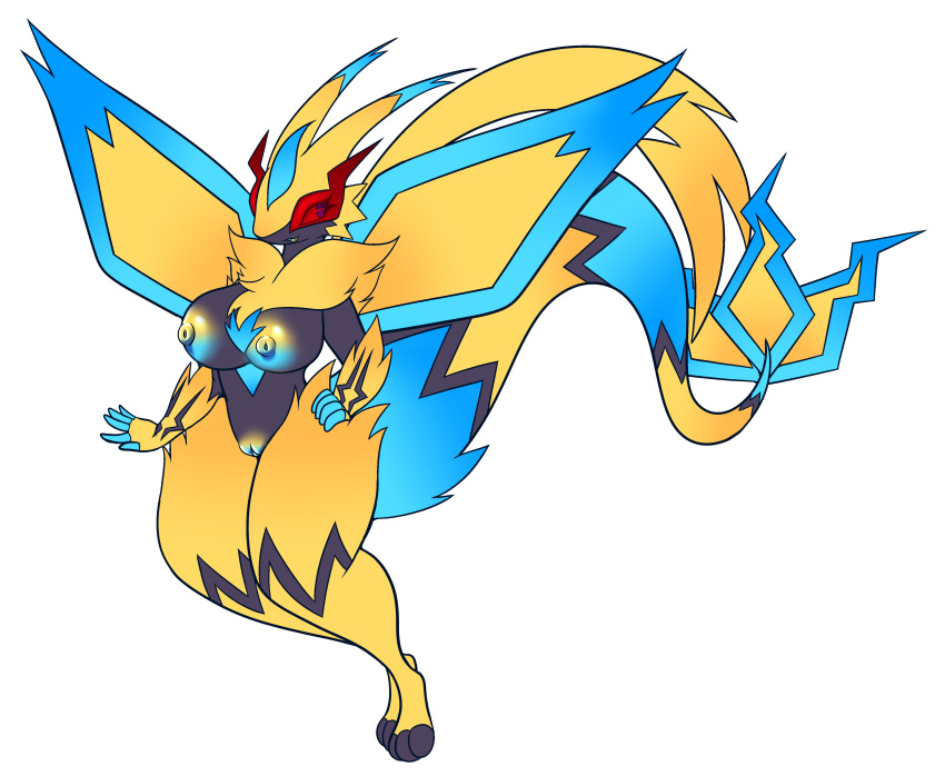 absurd_res alpha_channel anthro blue_body blue_fur blue_nipples female flygon fur generation_3_pokemon generation_7_pokemon hi_res hybrid legendary_pokemon nintendo nipples pokémon_(species) pokemon pokemon_(species) risuchan004 solo transparent_background tricia_(june) video_games yellow_body yellow_fur yellow_nipples zeraora