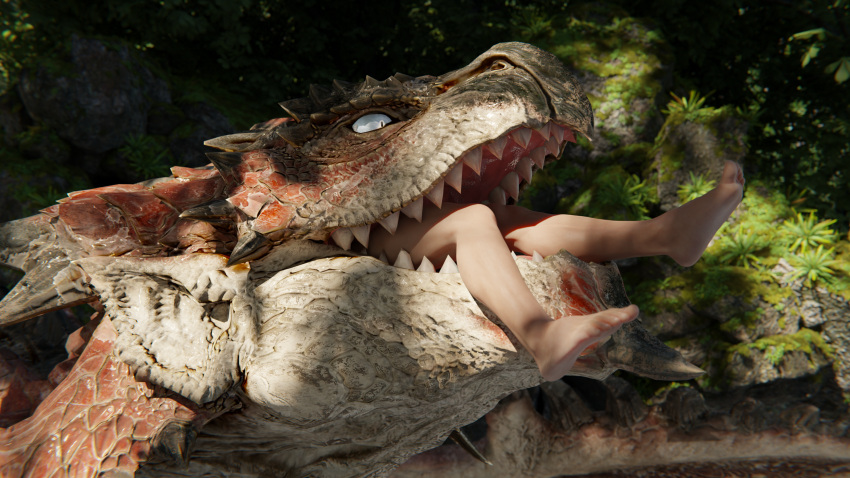 16:9 3d_(artwork) absurd_res blender_(software) blender_cycles capcom detailed_background digital_media_(artwork) dragon duo feral feral_pred flying_wyvern head_first hi_res huge_filesize human human_prey integlol larger_pred male male/male mammal monster_hunter open_mouth oral_vore rath_wyvern rathalos rendered size_difference smaller_prey soft_vore source_request video_games vore widescreen wyvern year_request