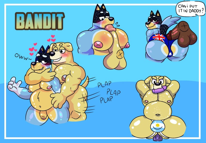 anal anal_beads anal_sex anthro argentina argentine_flag ass ass_up australia australian_flag australian_shepherd bandit_(bluey) bandit_heeler belly belly_overhang belly_tuft big_butt big_muscles big_pecs big_penis bird_dog blue_body bluey_(series) blush brown_penis butt_grab canid canine canis chubby_anthro chubby_belly chubby_cheeks chubby_male clothing cyan_background dialogue dildo dildo_in_mouth dildo_insertion disembodied_penis domestic_dog duo erect_nipples erection eye_contact from_behind_position from_front_position from_side furryonline1 gay genitals glistening glistening_body glistening_butt glistening_clothing glistening_legwear glistening_thigh_highs golden_retriever hand_on_butt heart herding_dog hunting_dog legwear licking looking_at_another looking_at_viewer looking_back looking_down looking_pleasured looking_up male male_only mammal masturbation motion_lines multicolored_body muscular muscular_anthro muscular_male muscular_thighs navel nipples nude oral oral_masturbation pastoral_dog pat_(bluey) pecjob pecs pecs_touching penetration penile penis penis_lick pinup plap plap_(sound) playful pose presenting presenting_hindquarters purple_dildo questioning raised_tail rear_view retriever sex sex_toy sex_toy_in_ass sex_toy_in_mouth sex_toy_insertion sheepdog simple_background size_difference smile sound_effects speech_bubble surprise_buttsex surprise_sex talking_to_another thick_thighs thigh_highs thong thong_only tongue tongue_out tuft two_tone_body underwear wide_hips yellow_body