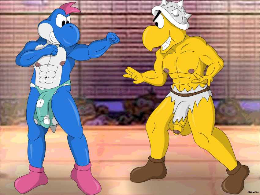 Blue Yoshi (Jr Troopa) Rule 34 Image