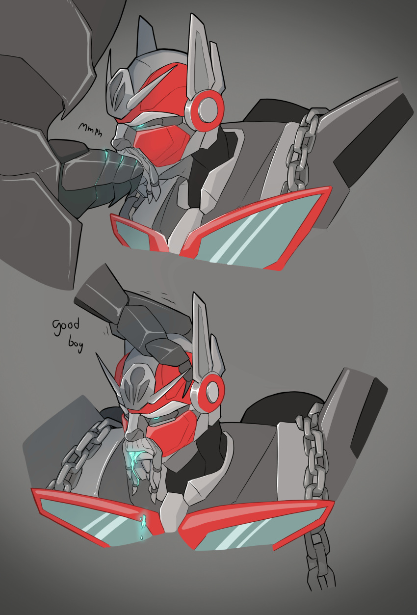 blowjob cum cum_drip cum_in_mouth cumshot cyan_eyes deception english_text femboy forced good_boy male_on_femboy male_only megatron mp-eva_ pet robot robot_boy robot_humanoid robot_joints robot_penis sentinel_prime transformers transformers_(bayverse)