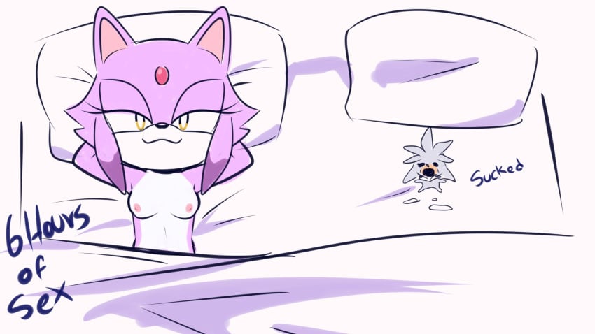 1boy 1girls 6_hours_of_sex after_sex blaze_the_cat breasts death_by_snoo_snoo death_by_snu_snu exhausted female hihiredpanda male meme satisfied silver_the_hedgehog sonic_(series) sonic_the_hedgehog_(series) tagme