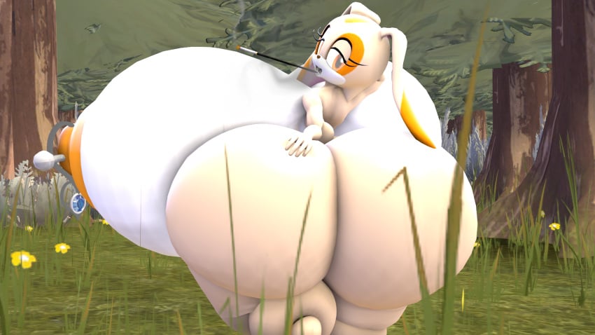 3d_(artwork) anthro ass big_breasts big_butt breasts cream_the_rabbit digital_media_(artwork) female hi_res huge_breasts huge_butt hyper hyper_breasts hyper_butt lordscrub666 nipple_piercing nipples overweight piercing sega smoking solo sonic_(series) sonic_the_hedgehog_(series) source_filmmaker tagme