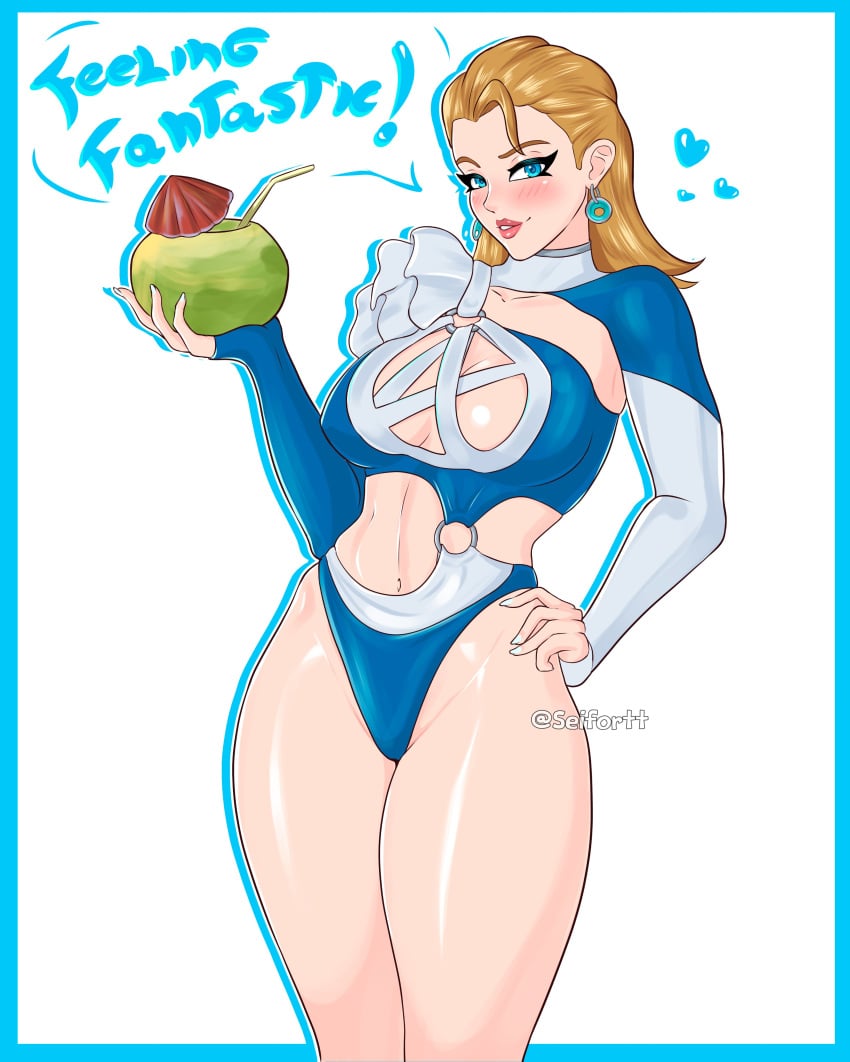 Invisible Woman (Azure Shade) Rule 34 Image
