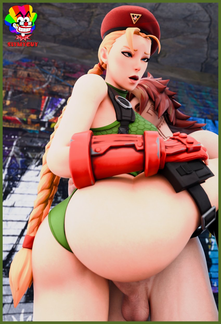 big_ass blonde_hair cammy_white cammy_white_(fortnite) fortnite lucien_west slymyguy street_fighter tagme