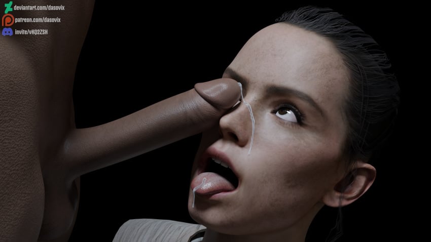 3d blender cum cum_in_mouth cum_on_face cumshot cumshot_in_mouth cumshot_into_mouth dasovix facial penis rey star_wars