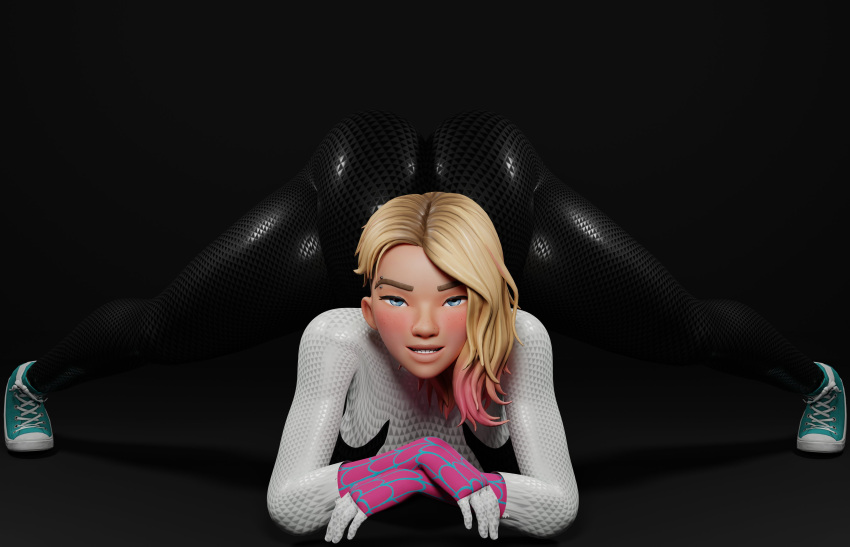 1girls 3d ass big_ass big_butt blonde_hair breasts dat_ass female female_only fortnite ghost-spider gwen_stacy gwen_stacy_(spider-verse) huge_ass jack-o_pose marvel marvel_cinematic_universe marvel_comics sera4rl seraph1cc solo spider-gwen spider-gwen_(fortnite) spider-man_(series)