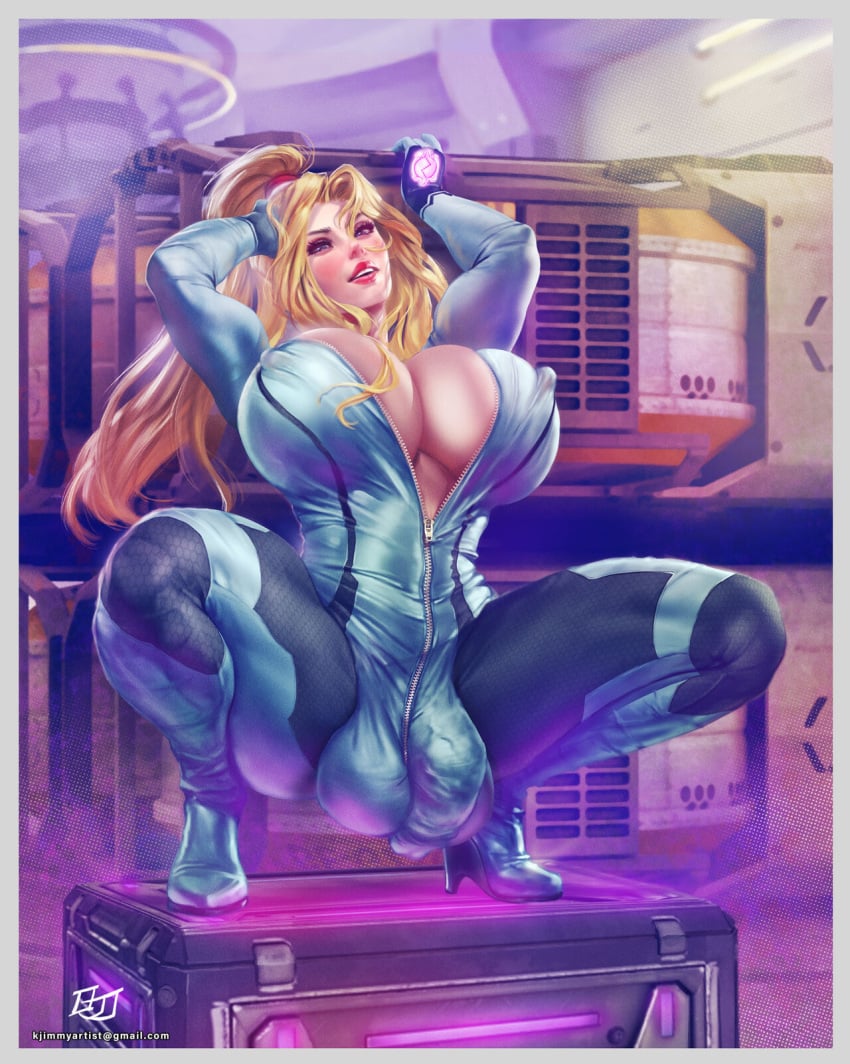 1futa balls balls_in_bodysuit balls_under_clothes big_balls big_breasts big_bulge big_penis bimbo bodysuit_bulge breasts breasts_bigger_than_head bulge clothed clothing flaccid fully_clothed futa_only futanari huge_balls huge_breasts huge_bulge huge_cock human hyper hyper_balls hyper_breasts hyper_bulge hyper_penis kinkyjimmy light-skinned_futanari light_skin long_hair metroid nintendo nipple_bulge nipples penis penis_bulge penis_in_bodysuit penis_under_clothes samus_aran solo spread_legs squatting testicle_bulge thick_thighs unzipped unzipped_bodysuit unzipped_zero_suit zero_suit zero_suit_samus zipper_down