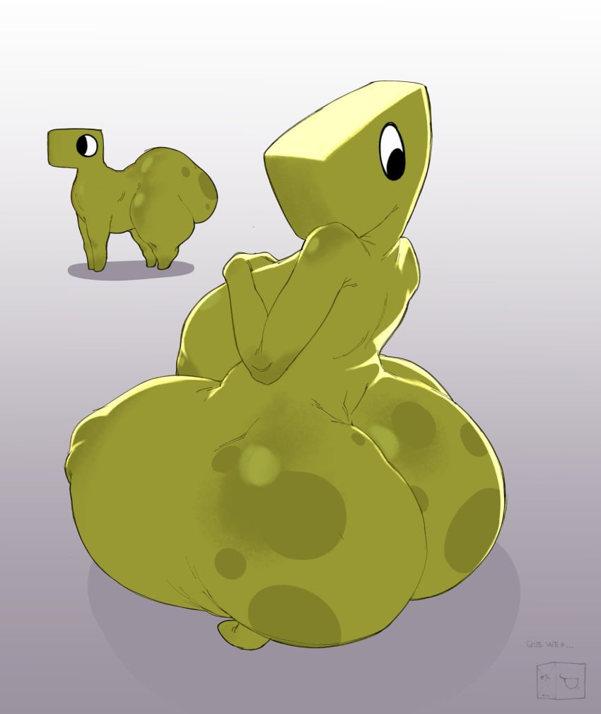 ass ass_bigger_than_head big_ass big_butt bongo_(character) bongo_(series) breasts dinosaur green_body green_skin huge_ass huge_butt koi_alive large_ass large_butt