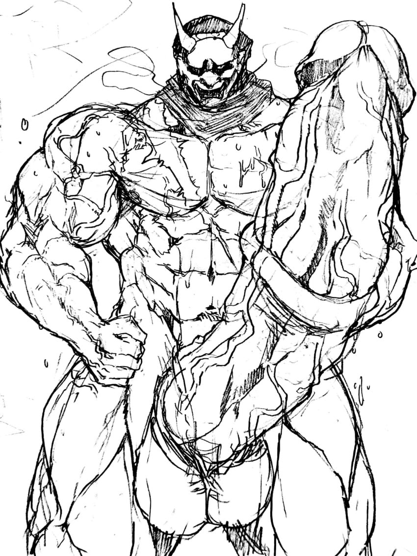 abs biceps bodybuilder dokichi hyper hyper_balls hyper_genitalia hyper_muscles hyper_penis hyper_testicles male male_focus male_only muscle muscles muscular muscular_arms muscular_ass muscular_back muscular_legs muscular_male muscular_thighs nipples pecs veins veiny_penis