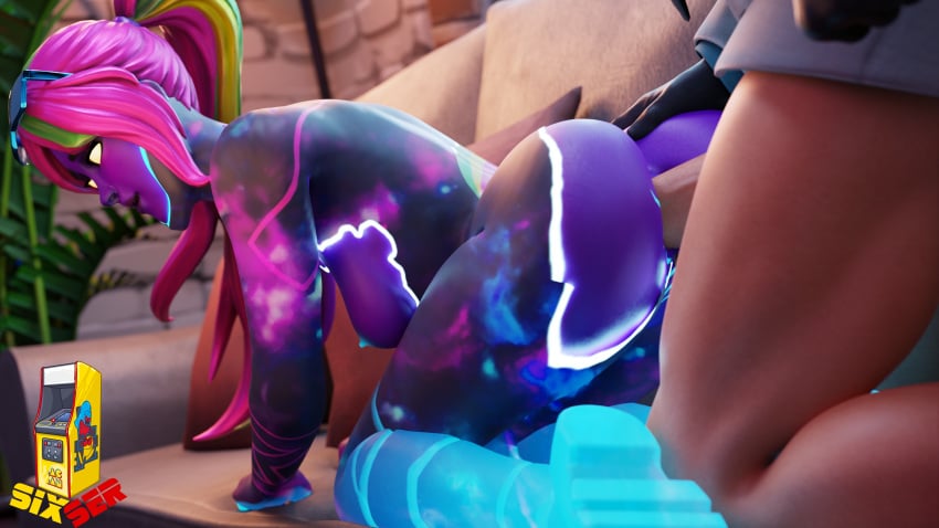 anal anal_sex big_ass brutus_(fortnite) fortnite fortnite:_battle_royale galaxia_(fortnite) gigantic_ass ripped_clothing sixser unseen_male_face