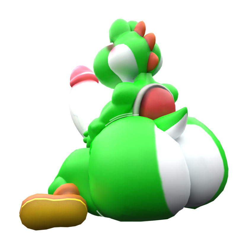 3d albalbalb ass_expansion big_ass big_butt big_cock big_penis blender butt_expansion cock dinosaur green_skin green_yoshi huge_ass huge_butt huge_cock looking_away male male_only mario_(series) nintendo orange_shoes penis penis_expansion penis_growth red_shell solo solo_male tagme thick_thighs thighs yoshi