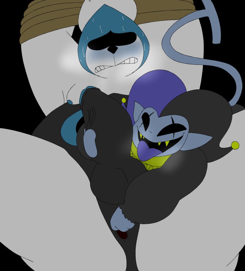 deltarune jevil_(deltarune) king_spade male_only penis tagme