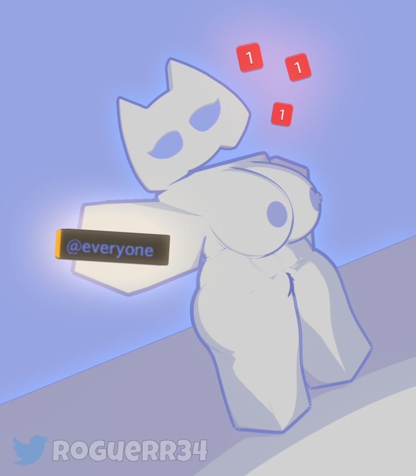 1girls 3d @everyone big_breasts blue_eyes blue_penis breasts clyde_(discord) discord discord_(app) female female_only glowing nipples object_head penis roblox robloxian roguerr34 self_upload solo tagme twitter_username what white_skin