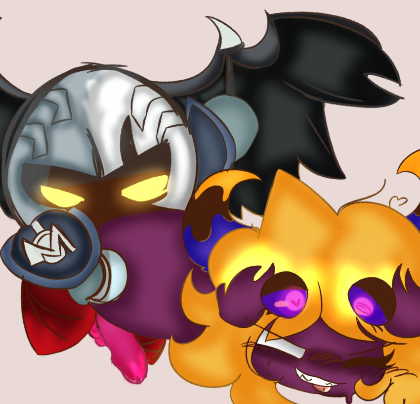 anal anal_sex biting_lip biting_tongue blonde_female blonde_hair butch butch/femme consensual dark_meta_knight dark_taranza dickgirl dickgirl/dickgirl fangs female femme futanari hate_fuck hate_sex horns imminent_spanking intersex kirby_(series) masked taranza thehorneytea wings