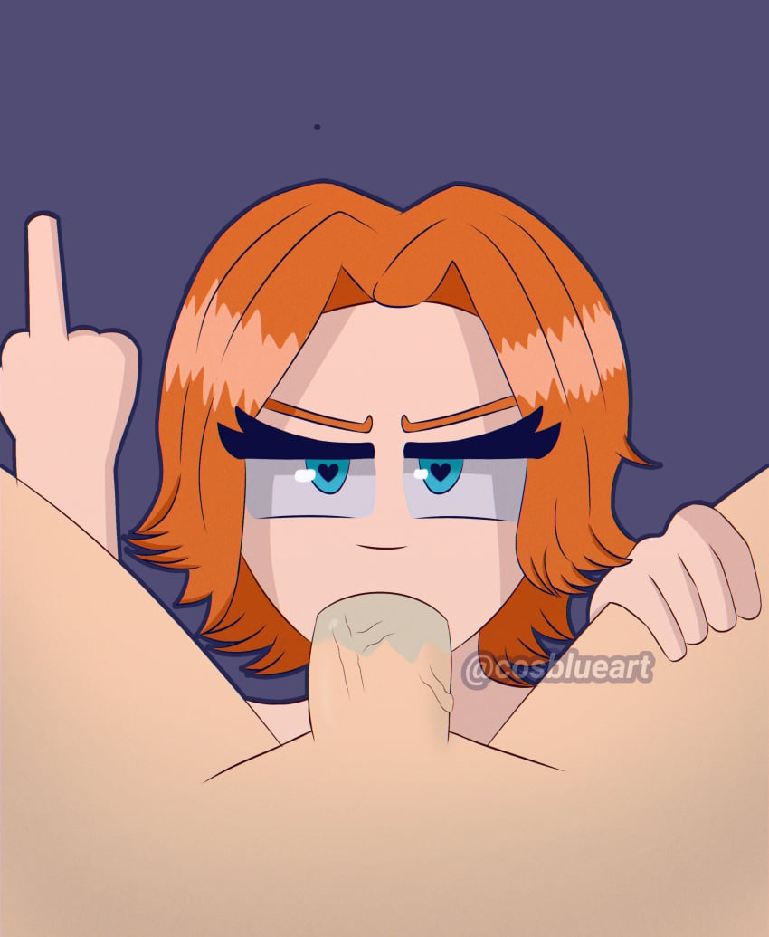 angry big_penis blowjob blowjob_face clash_(series) clash_of_clans clash_royale completely_nude completely_nude_female completely_nude_male cosblueart heart-shaped_pupils looking_at_partner middle_finger nude nude_female nude_male oral oral_penetration oral_sex penis pov pov_eye_contact pov_male saliva saliva_trail sex thighs_grab valkyrie valkyrie_(clash_of_clans)