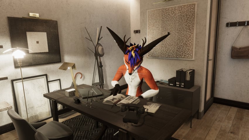 anthro anthro_only fox fur furry furry_only male_only rexouium tagme vr_media vrchat_avatar wenge