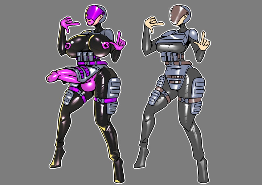 1futa 1girls ass_expansion balls before_and_after big_breasts bodysuit breast_expansion breasts clothed clothing corruption enemy_conversion erection female fully_clothed futanari futanari_transformation heeled_feet helmet huge_ass huge_breasts huge_cock human latex_transformation lip_expansion mira_(rainbow_six) mostly_clothed penis rainbow_six rainbow_six_siege standing thick_lips thick_thighs thigh_expansion transformation zxc