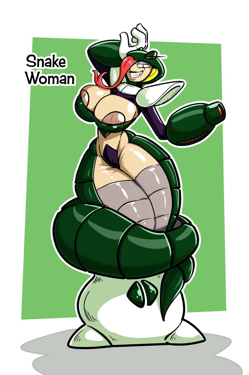 1girls big_ass big_breasts big_butt blaster capcom female female_only hand_on_head mega_man mega_man(classic) nipple_bulge nipples partially_visible_nipples rule_63 sachasketchy snake_girl snake_man tagme tail thick_naga_hips
mega_man_3