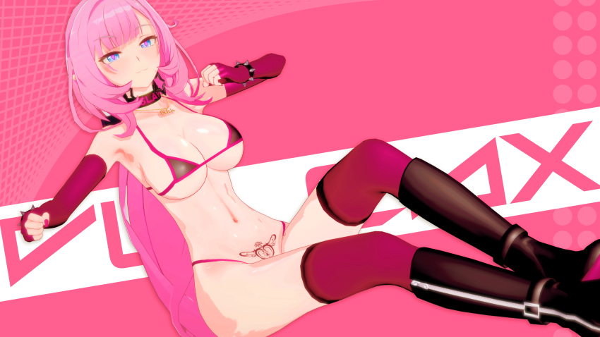 1girls 3d 3d_(artwork) alternate_version_at_source alternate_version_available big_ass big_breasts bikini bikini_bottom bikini_top choker elysia_(honkai_impact) female female_focus female_human female_only honkai_(series) honkai_impact honkai_impact_3rd koikatsu netorare ntr pinup prostitute prostitution pubic_tattoo queen_of_spades skimpy skimpy_bikini skimpy_clothes skimpy_outfit slave slave_bikini slave_collar slave_outfit slavegirl smug smug_expression smug_face smug_grin smug_smile socks tattoo vulcax