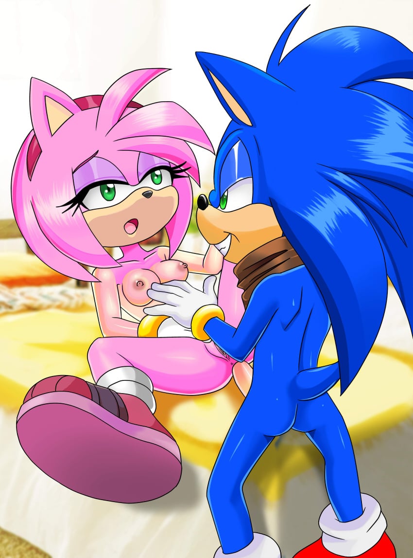 amy_rose amy_rose_(boom) bbmbbf blue_fur blue_hair eulipotyphlan furry furry_only hedgehog male mammal mobius_unleashed palcomix pink_fur pink_hair sonic_(series) sonic_boom sonic_the_hedgehog sonic_the_hedgehog_(series) vaginal_penetration