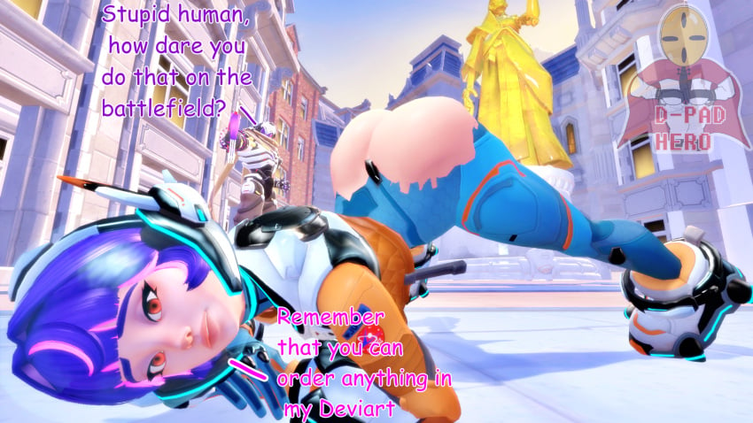 3d big_ass big_booty big_butt big_thighs blizzard_entertainment dpadhero jack-o'_pose jack-o_pose jackochallenge juno_(overwatch) nsfw overwatch sfm