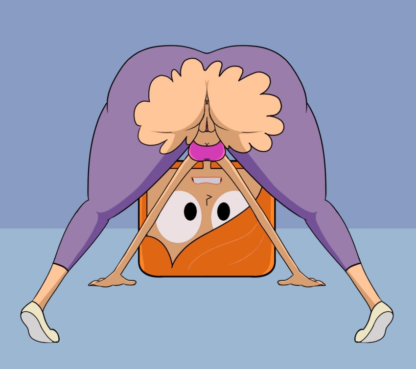 1girls ass big_ass debbie_turnbull debs_turnbull downward_dog female female_only impstripe milf ripped_clothing ripped_pants robotboy source_request