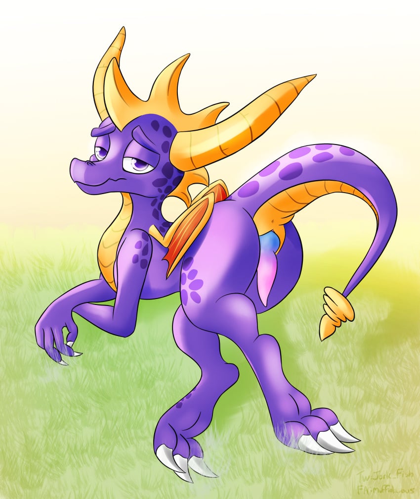 activision animal_genitalia anus bedroom_eyes claws dragon feet feral feral_focus foot_fetish genitals hi_res looking_at_viewer lying male muffinlicious narrowed_eyes paws penis purple_body purple_eyes scalie seductive slit solo solo_focus spyro spyro_reignited_trilogy spyro_the_dragon suggestive suggestive_pose video_games