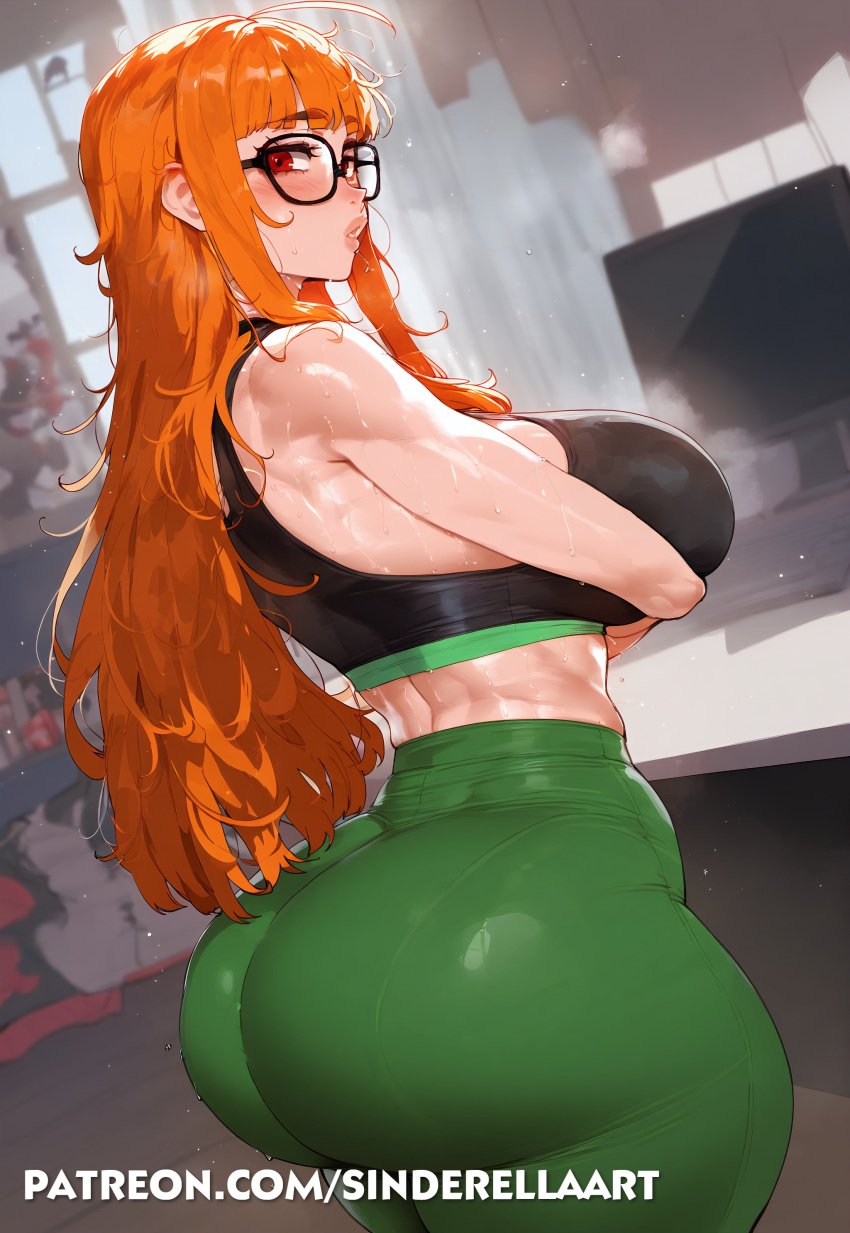 ai_generated ass_bigger_than_head atlus big_breasts big_breasts big_butt breasts_bigger_than_head busty cleavage commission female heavenly_ass huge_ass huge_breasts large_ass large_breasts patreon patreon_url patreon_username pawg persona persona_5 persona_5_royal sakura_futaba sinderellaart thick thick_ass thick_legs thick_thighs voluptuous voluptuous_female