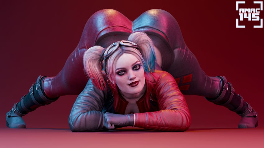 1girls 3d 4k absurd_res amac145 ass ass_focus ass_up big_ass big_butt cleavage clothed clothed_female clothing dc dc_comics fat_ass female female_focus female_only fully_clothed harley_quinn harley_quinn_(injustice) huge_ass huge_butt jack-o_pose large_ass lipstick looking_at_viewer pinup rigid3d self_upload thick_thighs thighs tied_hair twintails wide_hips