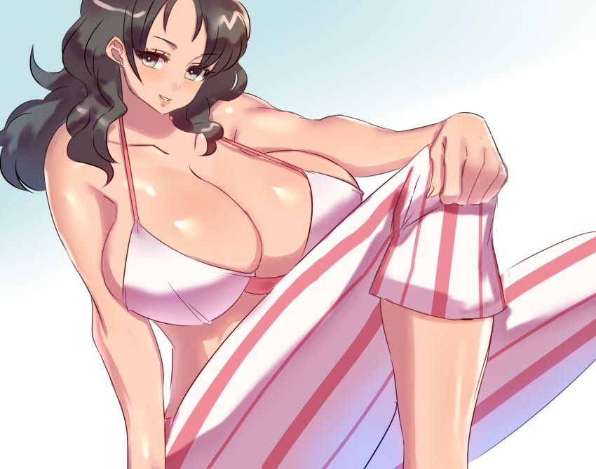 alvida big_breasts bikini_top female female_only huge_breasts one_piece quanero