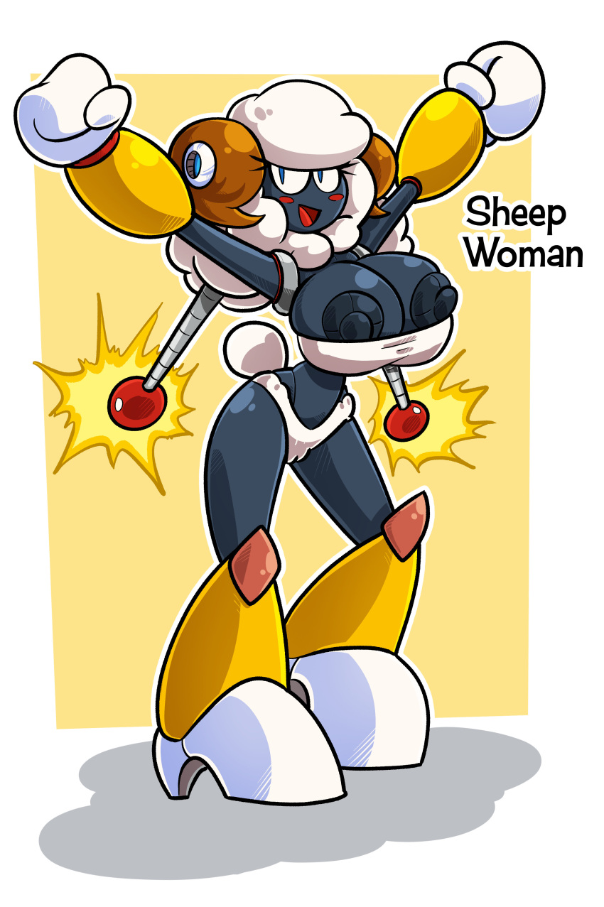 1female 1girls big_ass big_breasts big_butt breasts_bigger_than_head breasts_bigger_than_torso capcom electricity female female_only genderswap horns hourglass_figure huge_ass huge_breasts mega_man mega_man(classic) mega_man_10 nipple_bulge nipple_slip nipples nipples_visible_through_clothing robot robot_girl rule_63 sachasketchy sheep_man tagme