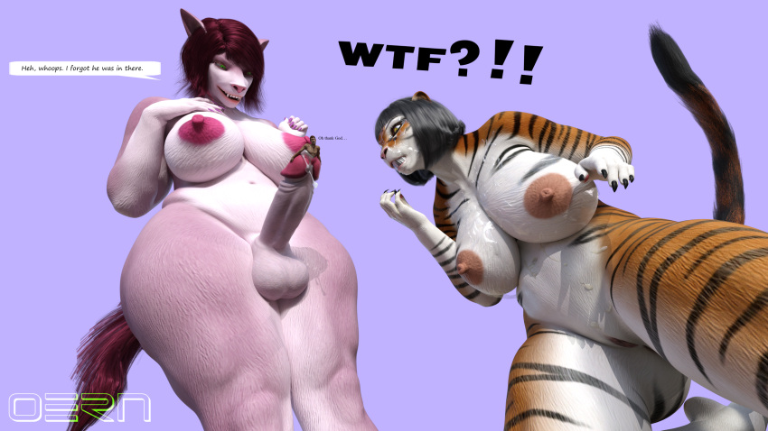 1boy 1futa 1girls 3d animal_urethral_insertion balls black_hair breasts canine cock_vore completely_nude cum dark-skinned_male dark_skin dog_girl female forced furry futa_giantess futa_is_bigger futa_on_male futa_urethral_insertion futa_with_female futanari giantess group group_sex large_breasts living_insertion living_sex_toy macro male micro miniboy nipples nude nude_female nude_futanari oern penis pussy rape red_hair sounding testicles tiger_girl unwilling_prey unwilling_vore urethral_insertion urethral_vore vore