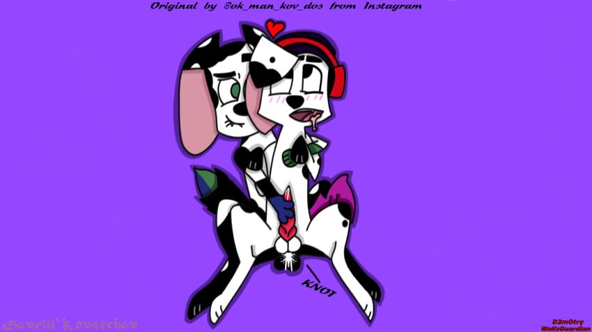 101_dalmatian_street 101_dalmatians alexander_(disambiguation) animal_genitalia bodily_fluids canid canine canis cum cum_in_ass cum_inside cumshot d3m0try dalmatian dalmatiner disney domestic_dog ejaculation feral feral_on_feral gavriil genital_fluids genitals handjob hi_res hund knot knotting male male/male mammal orgasm orgasm_face penile penis sex wlfgard wolfsguardian