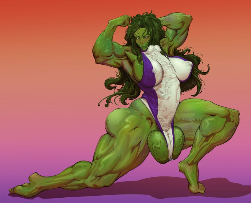 1_meter_cock 1futa 2022 absurdres areolae balls big_balls big_breasts bulge clothed clothing erect_nipples_under_clothes erection erection_under_clothes extreme_muscles fat_ass feet flexing_bicep futa_only futanari giant_penis gigantic_penis green_body green_hair green_skin highleg_leotard highres huge_ass huge_balls huge_breasts huge_cock huge_testicles hulk_(series) hyper_penis kneeling large_breasts legs leotard long_hair marvel marvel_comics muscles muscular muscular_futanari muscular_legs muscular_thighs penis_under_clothes pose posing she-hulk simple_background solo testicles thick_legs thick_thighs thighs thunder_thighs unusual_anatomy veiny_balls veiny_muscles veiny_penis veiny_testicles wide_hips zyldark