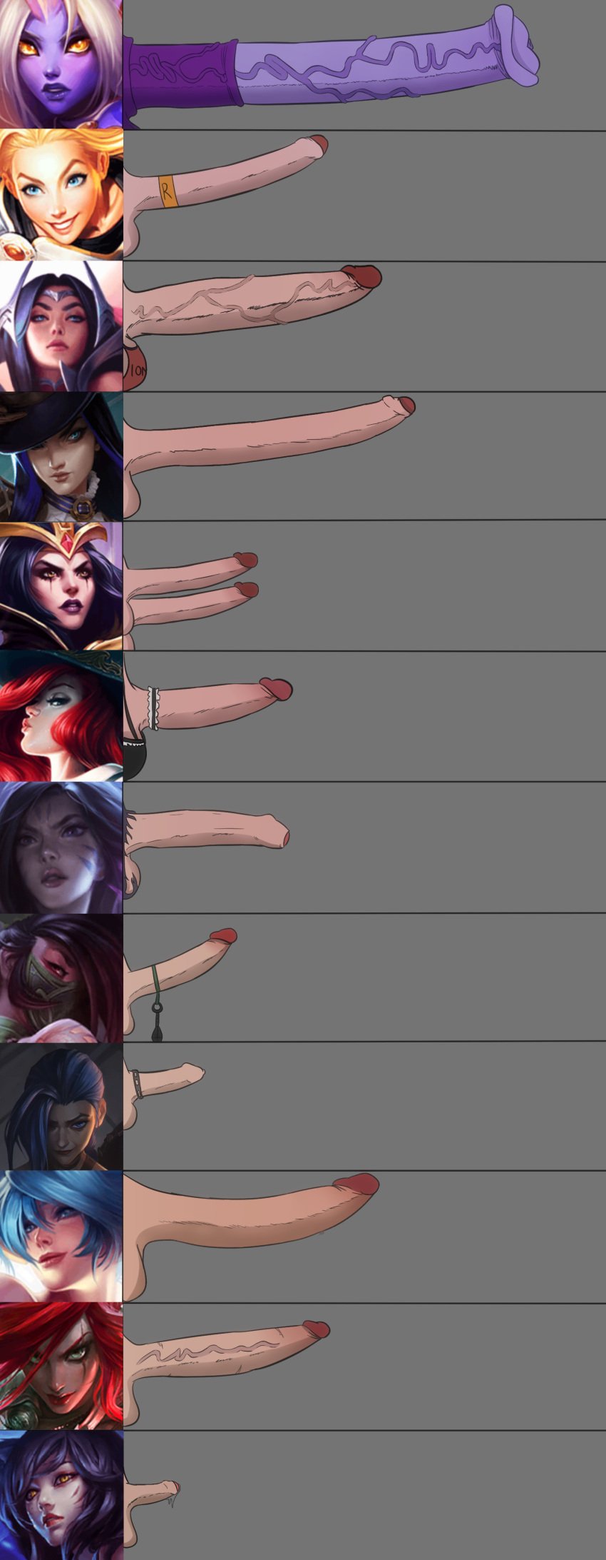 ahri akali_jhomen_tethi animal_genitalia_on_humanoid big_penis caitlyn_kiramman celestial_(league_of_legends) character_profile character_sheet diphallia diphallism futa_only futanari horsecock horsecock_on_humanoid irelia_xan jinx_(league_of_legends) kai'sa katarina_du_couteau league_of_legends leblanc luxanna_crownguard milker911 miss_fortune multi_penis penis penis_size_chart penis_size_comparison penis_size_difference small_penis small_penis_futa sona_buvelle soraka