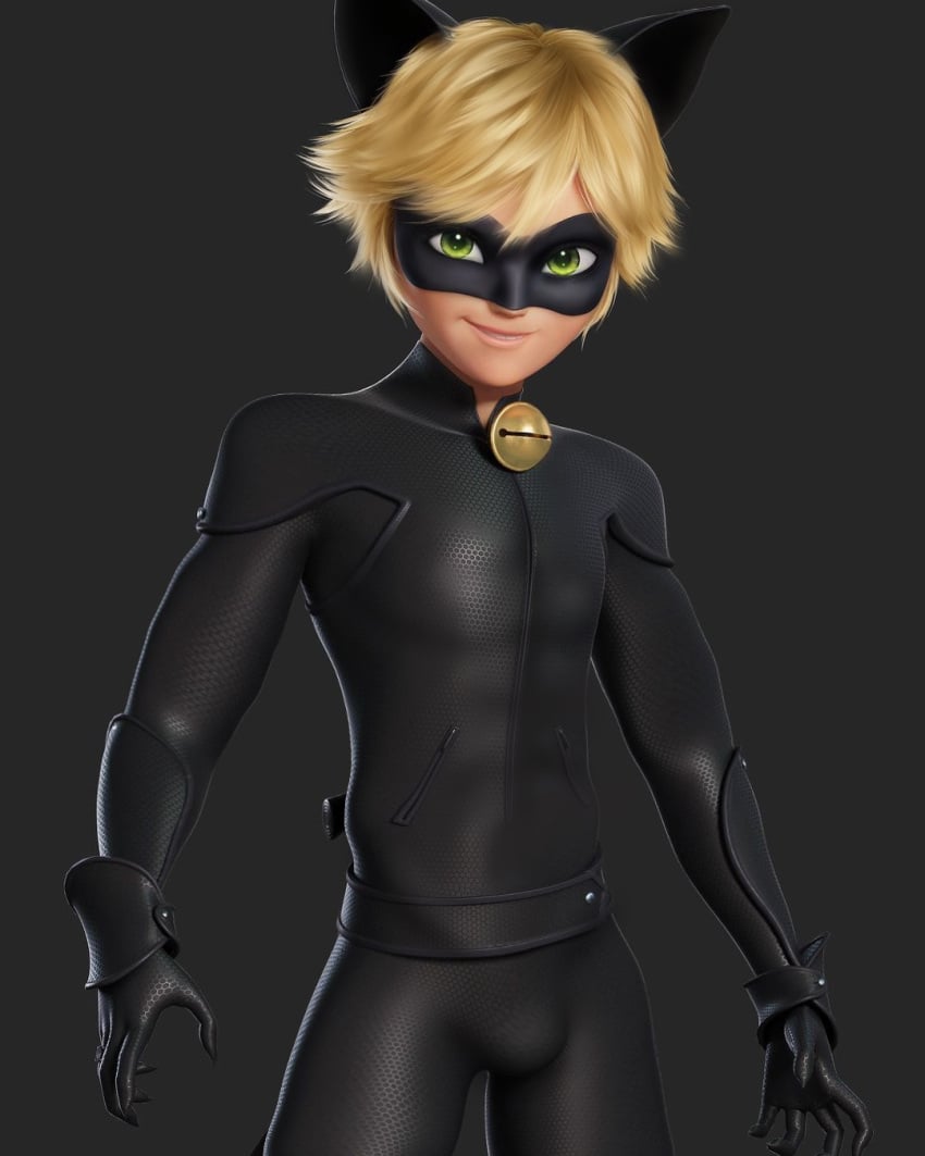 adrien_agreste bulge cat_noir male male_only miraculous_ladybug suit